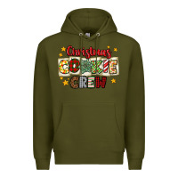 Army Green Christmas cookie crew Premium Hoodie - MaliasSmallBusiness