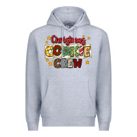 Heather Grey Christmas cookie crew Premium Hoodie - MaliasSmallBusiness