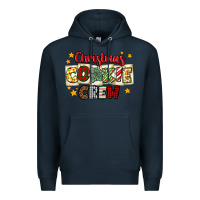 Navy Christmas cookie crew Premium Hoodie - MaliasSmallBusiness