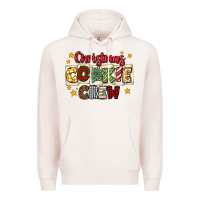 Pale Pink Christmas cookie crew Premium Hoodie - MaliasSmallBusiness