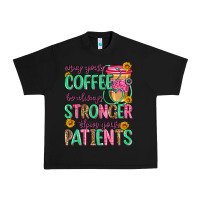 Black may your coffee be always stronger than your patie Urban Heavy Tee - Zillion Design Studio