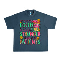 Midnight Navy may your coffee be always stronger than your patie Urban Heavy Tee - Zillion Design Studio