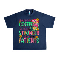 Navy may your coffee be always stronger than your patie Urban Heavy Tee - Zillion Design Studio