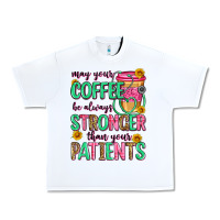 White may your coffee be always stronger than your patie Urban Heavy Tee - Zillion Design Studio
