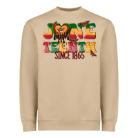 Juneteenth Since 1865 With Heart Heavyweight Sweatshirt | Teevron