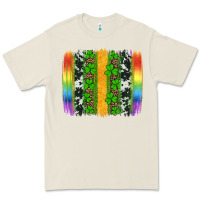 Bone st patricks day rainbow brushstroke Premium Tee - Artiststas