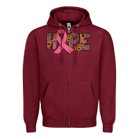 Burgundy hope Zipper Hoodie - JahusDesignShop