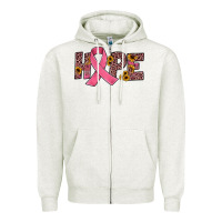 Oatmeal Heather hope Zipper Hoodie - JahusDesignShop
