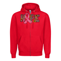 Red hope Zipper Hoodie - JahusDesignShop