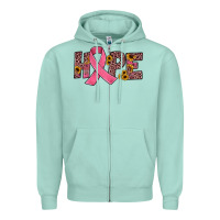 Seafoam hope Zipper Hoodie - JahusDesignShop