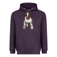 Plum baby boer goat Heavyweight Hoodie - LillyAllenDesigns
