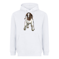 White baby boer goat Heavyweight Hoodie - LillyAllenDesigns