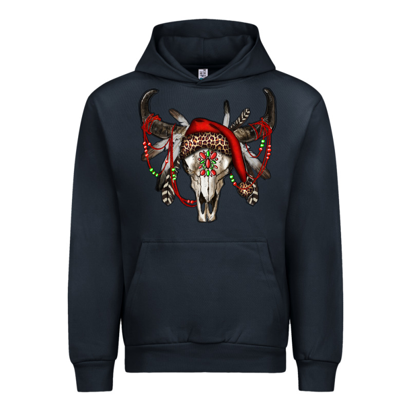 Western Christmas Bull Skull Urban Hoodie by RanaPortraitStore | Teevron