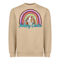 Mushroom happy easter rainbow bunny Heavyweight Sweatshirt - RanaPortraitStore