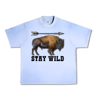 Grape Ice stay wild bison Urban Heavy Tee - RanaPortraitStore