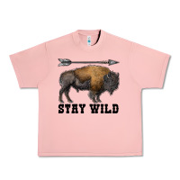 Salmon stay wild bison Urban Heavy Tee - RanaPortraitStore