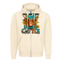 Sandshell you ain't my brand of cattle longhaired cow Zipper Hoodie - Jasminsmagicworld