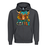 Smoke you ain't my brand of cattle longhaired cow Zipper Hoodie - Jasminsmagicworld