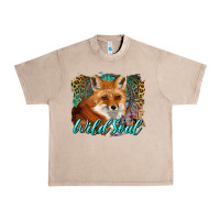 French Oak wild soul fox with dream catcher Urban Heavy Tee - BarkalooDesign