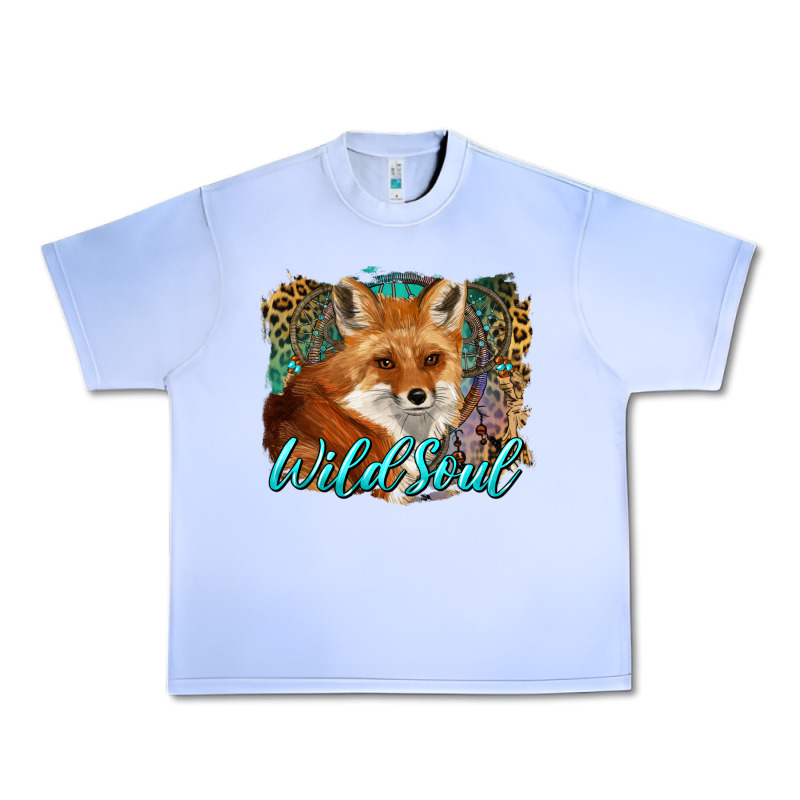 Wild Soul Fox With Dream Catcher Urban Heavy Tee by BarkalooDesign | Teevron