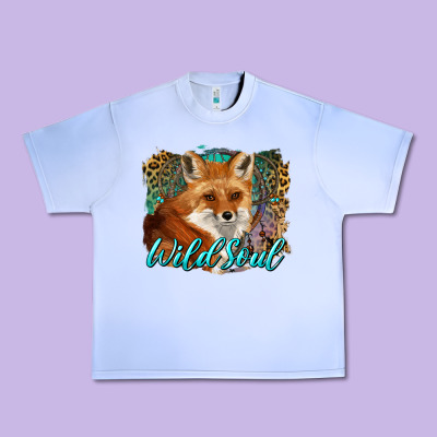 Wild Soul Fox With Dream Catcher Urban Heavy Tee Designed By Barkaloodesign