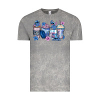Cloud Rock stitch coffee cups Vintage Tee - Zillion Design Studio