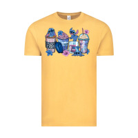 Vintage Mustard stitch coffee cups Vintage Tee - Zillion Design Studio