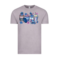 Vintage Zinc stitch coffee cups Vintage Tee - Zillion Design Studio