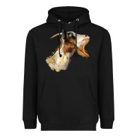 Black Tennessee Goat Head Heavyweight Hoodie - LillyAllenDesigns