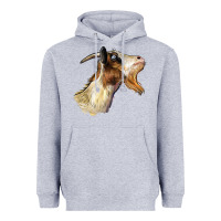 Heather Grey Tennessee Goat Head Heavyweight Hoodie - LillyAllenDesigns