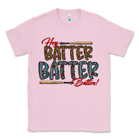 Bubblegum Pink hey batter batter batter Classic Tee - CowhideDigitalArt