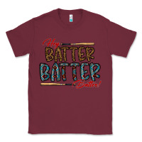 Burgundy hey batter batter batter Classic Tee - CowhideDigitalArt