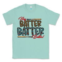 Seafoam hey batter batter batter Classic Tee - CowhideDigitalArt
