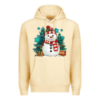 Pina Colada christmas snowman Premium Hoodie - MaliasSmallBusiness