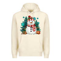 Sandshell christmas snowman Premium Hoodie - MaliasSmallBusiness