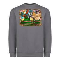 Storm Happy easter rooster chicken and chick Heavyweight Sweatshirt - RanaPortraitStore