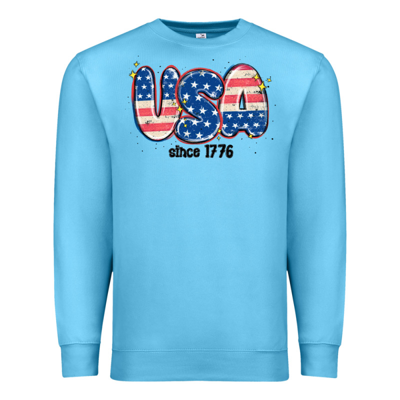Usa Since 1776 Premium Sweatshirt by MaliasSmallBusiness | Teevron