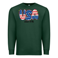 Sports Green usa since 1776 Premium Sweatshirt - MaliasSmallBusiness