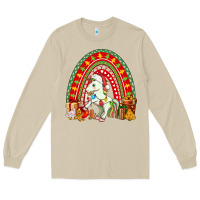 Mushroom Christmas Unicorn Rainbow Long Sleeve Tee - FaDigitalArtStudio