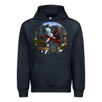 Navy Black Angus Family Urban Hoodie - RanaPortraitStore