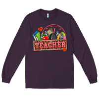Plum race teacher Long Sleeve Tee - AdoDesignShop