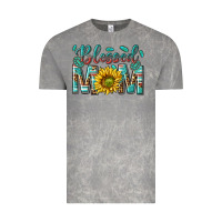 Cloud Rock western blessed mom with sunflower Vintage Tee - texasbilliewilder