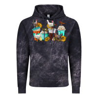 Cloud Black chicken coffee cups Vintage Hoodie - texasbilliewilder
