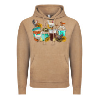 Vintage Coffee chicken coffee cups Vintage Hoodie - texasbilliewilder