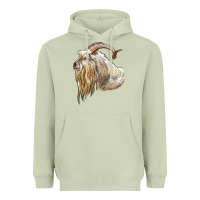 Matcha kiko goat face Heavyweight Hoodie - LillyAllenDesigns