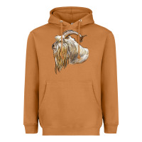 Meerkat kiko goat face Heavyweight Hoodie - LillyAllenDesigns