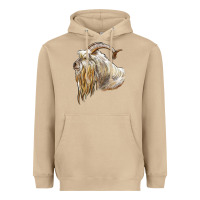 Mushroom kiko goat face Heavyweight Hoodie - LillyAllenDesigns