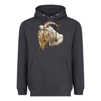 Smoke kiko goat face Heavyweight Hoodie - LillyAllenDesigns