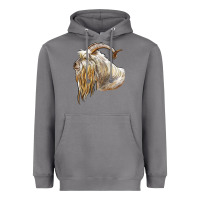Storm kiko goat face Heavyweight Hoodie - LillyAllenDesigns