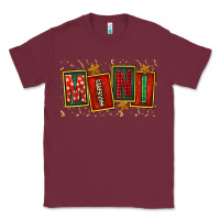 Burgundy mini christmas Classic Tee - FaDigitalArtStudio